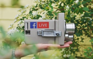 person holding gray video camera near green leaf plant during daytime