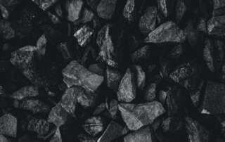 grayscale photo of stone